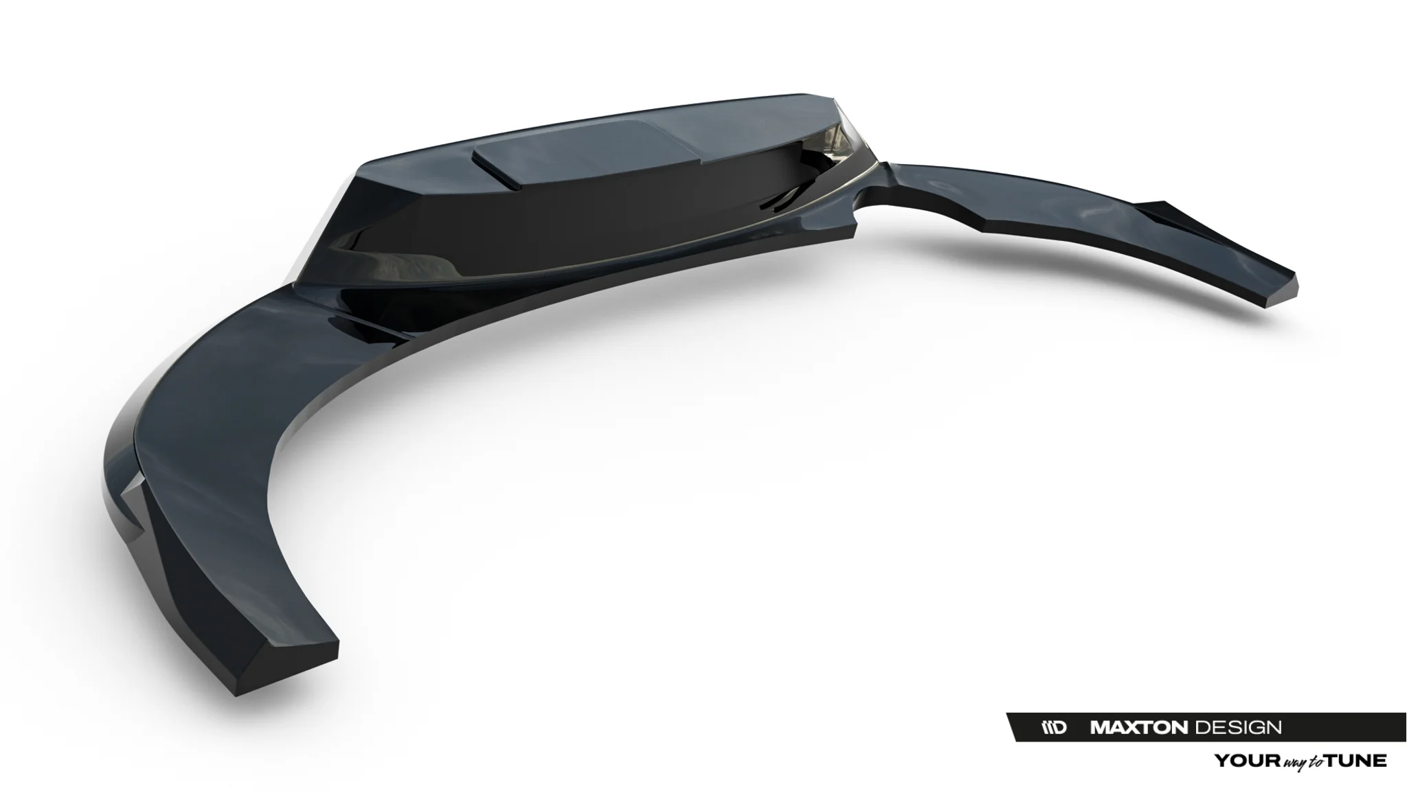 REAR SPLITTER (WITH VERTICAL BARS) SUITABLE FOR SKODA SCALA MK1 FACELIFT – MAXTON DESIGN - 6