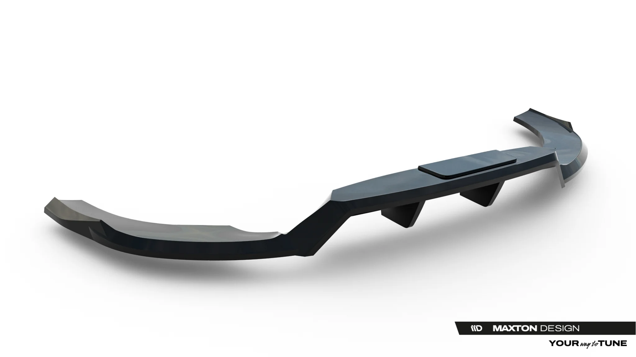REAR SPLITTER (WITH VERTICAL BARS) SUITABLE FOR SKODA SCALA MK1 FACELIFT – MAXTON DESIGN - 3