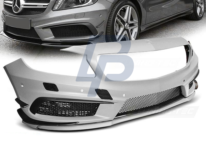 MERCEDES A-CLASS W176 12- AMG STYLE PDC FRONT BUMPER - 4
