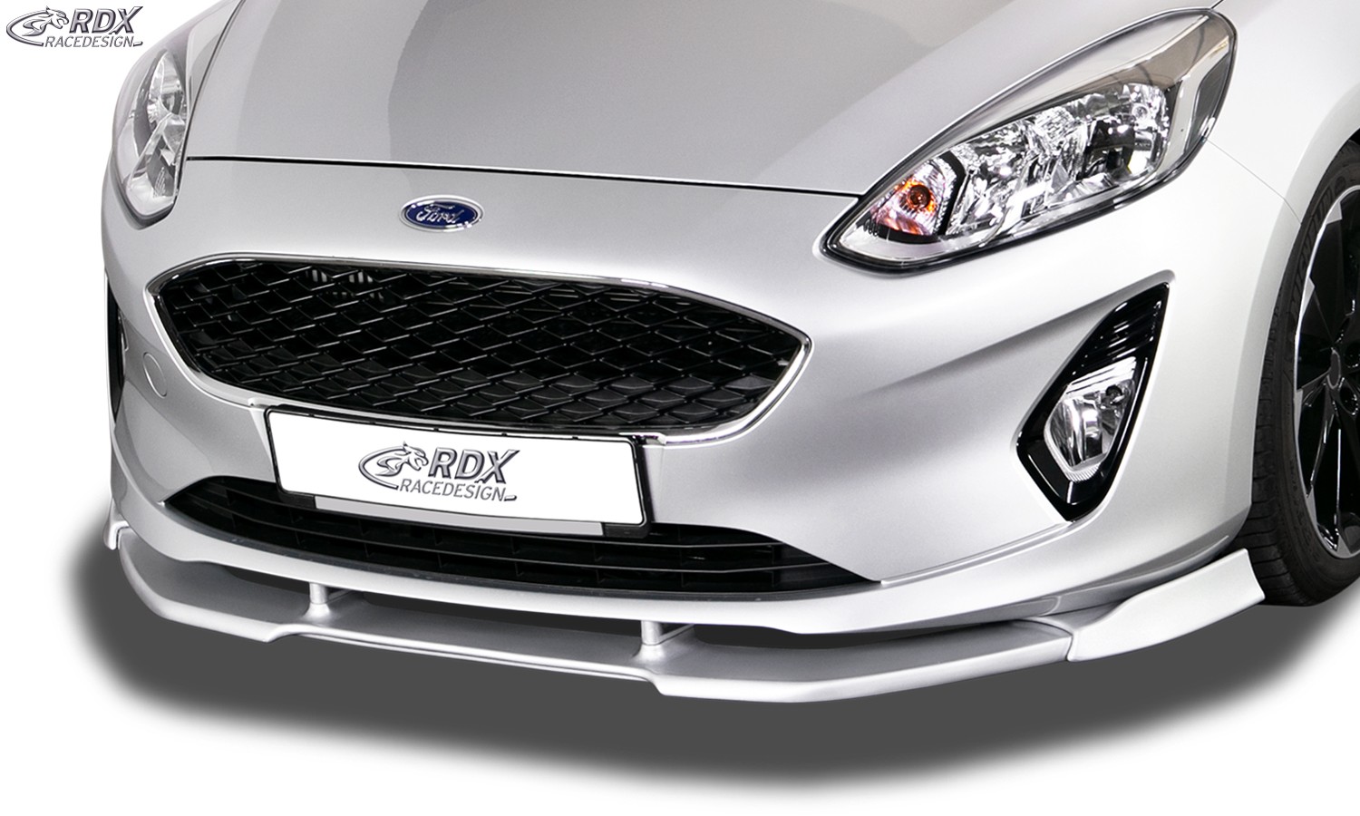 FRONT SPOILER VARIO-X FORD FIESTA MK8 JHH FRONT LIP SPLITTER