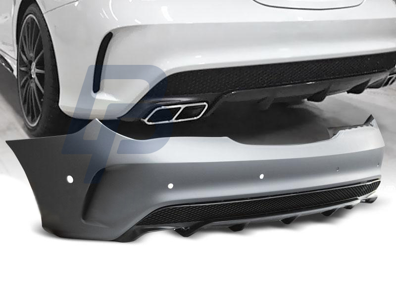 MERCEDES CLA W117 13- AMG STYLE PDC REAR BUMPER - 3