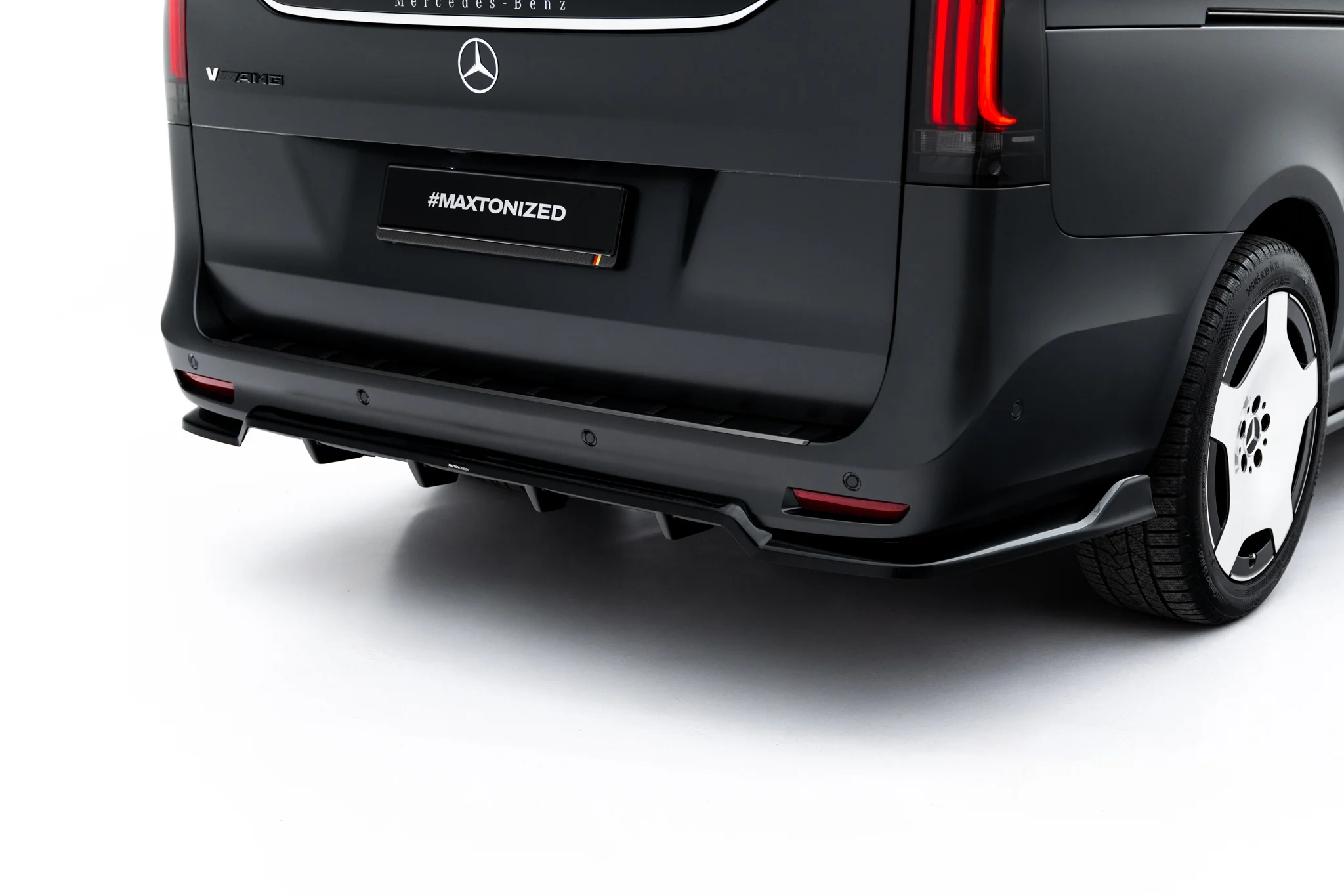 REAR SPLITTER (WITH VERTICAL BARS) SUITABLE FOR MERCEDES-BENZ V AMG-LINE W447 FACELIFT 2 – MAXTON DESIGN - 4