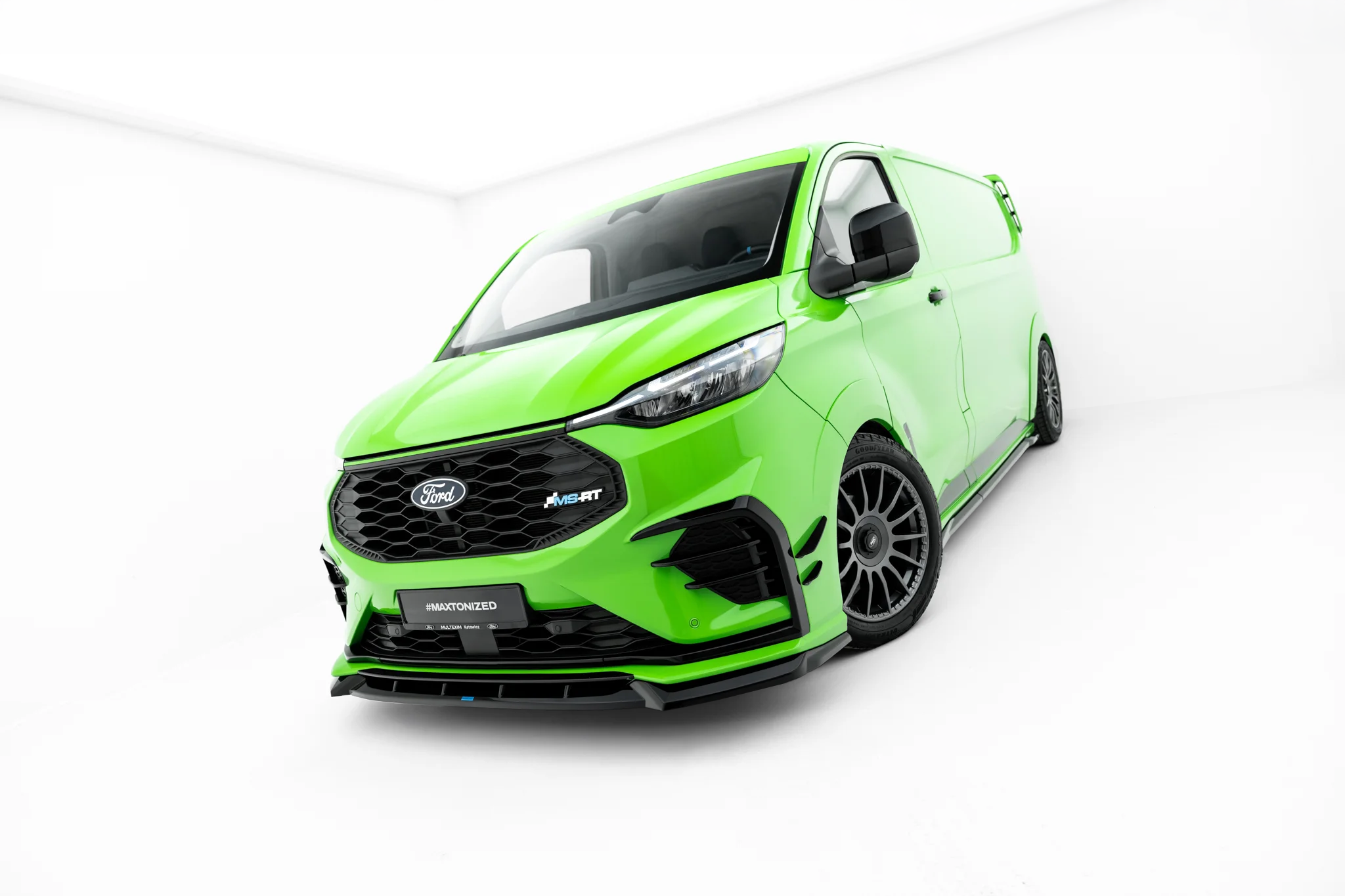 FRONT SPLITTER SUITABLE FOR FORD TRANSIT CUSTOM MSRT MK2 – MAXTON DESIGN - 5