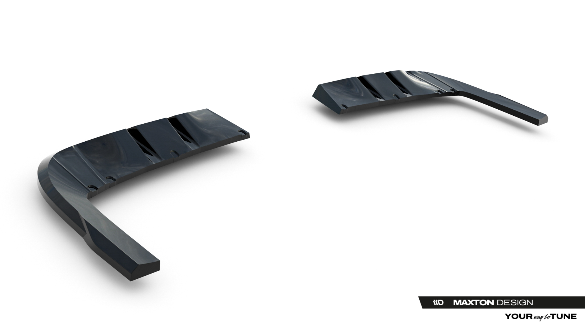 REAR SIDE SPLITTERS SUITABLE FOR FORD TRANSIT CUSTOM MSRT MK2 – MAXTON DESIGN