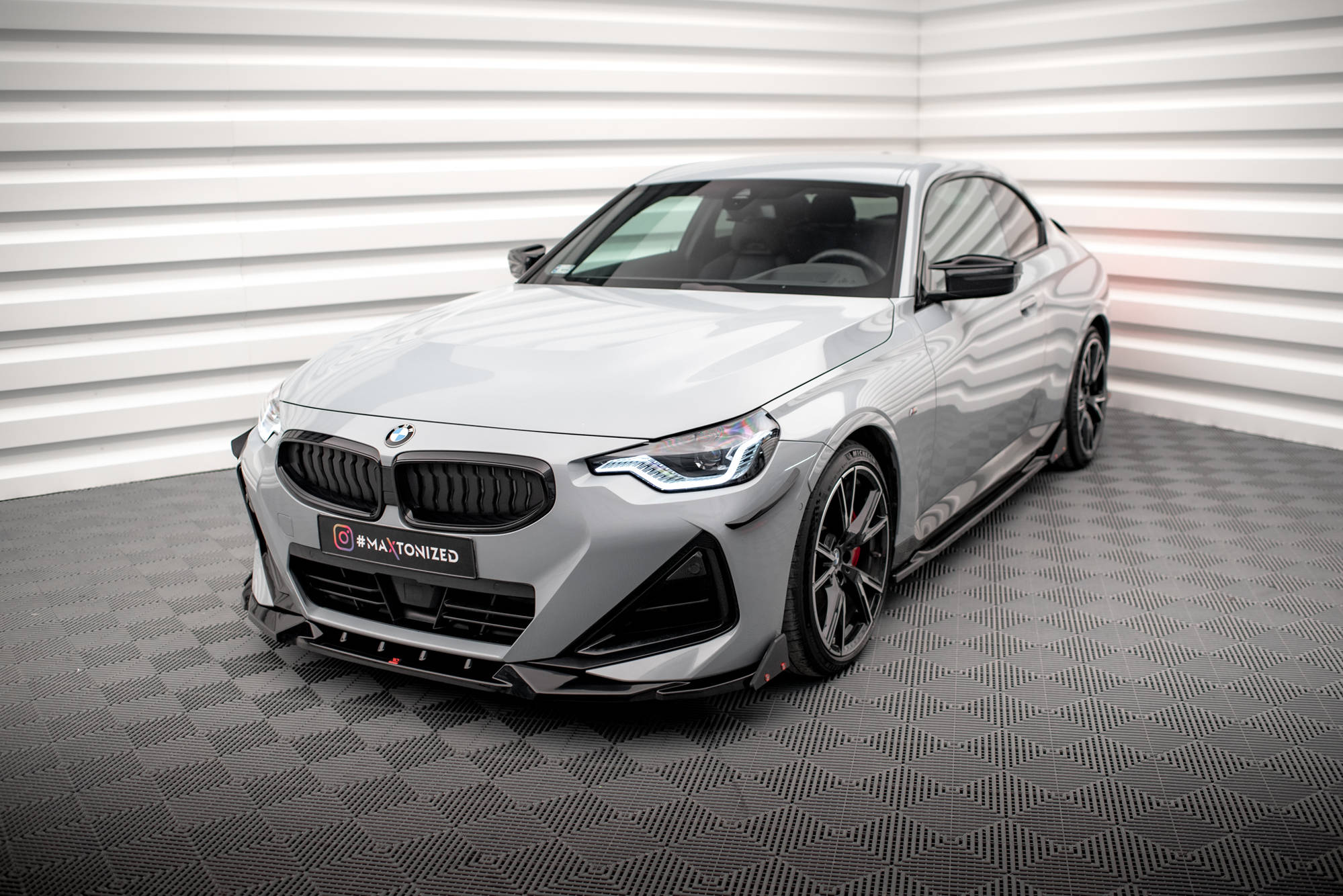 Front Splitter V.2 + Flaps BMW 2 Coupe M-Pack / M240i G42 - 3