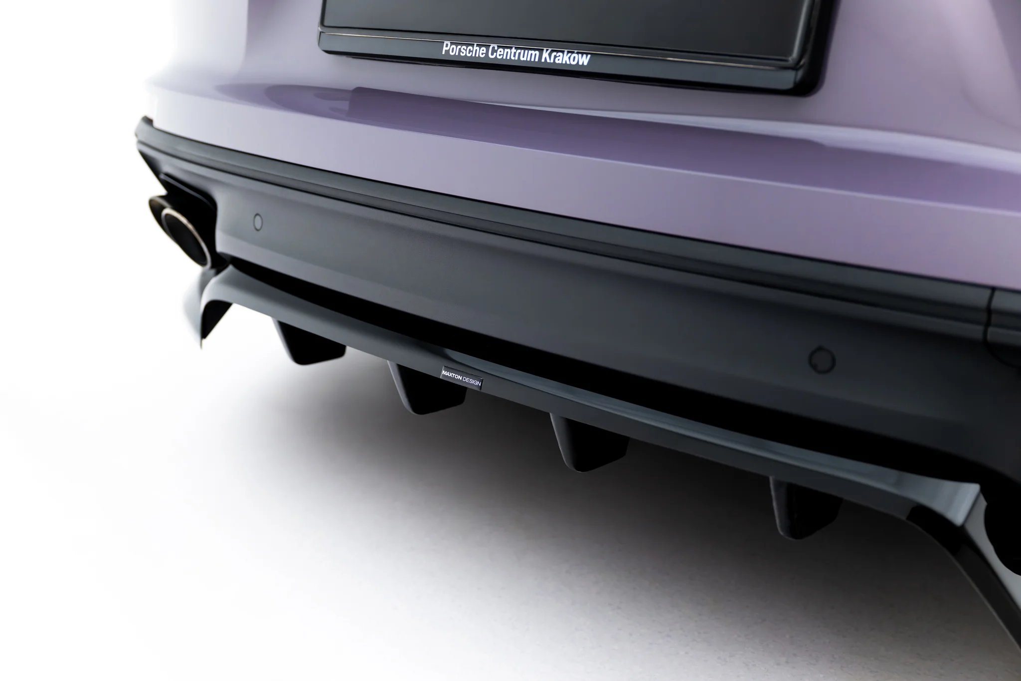 REAR SPLITTER (WITH VERTICAL BARS) SUITABLE FOR PORSCHE PANAMERA 4 / 4S E-HYBRID / 4 E-HYBRID 972 – MAXTON DESIGN - 4