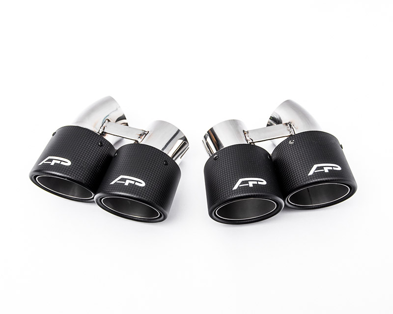 AGENCY POWER CARBON FIBER QUAD GT2 ANGLE STYLE EXHAUST TIPS PORSCHE 991 TURBO 14-15