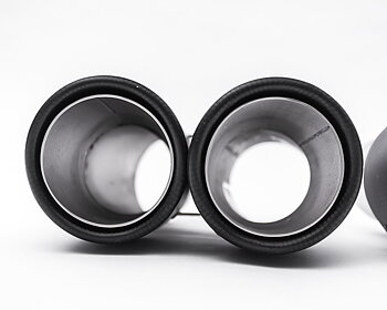 AGENCY POWER CARBON FIBER QUAD GT2 ANGLE STYLE EXHAUST TIPS PORSCHE 991 TURBO 14-15