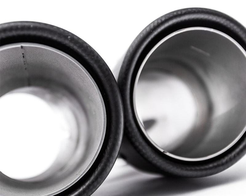AGENCY POWER CARBON FIBER QUAD GT2 ANGLE STYLE EXHAUST TIPS PORSCHE 991 TURBO 14-15 - 4