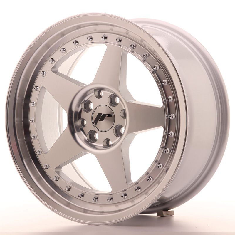 Japan Racing JR6 17x8 ET25 5x114/120 Machined Sil
