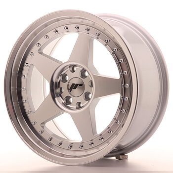 Japan Racing JR6 17x8 ET25 5x114/120 Machined Sil