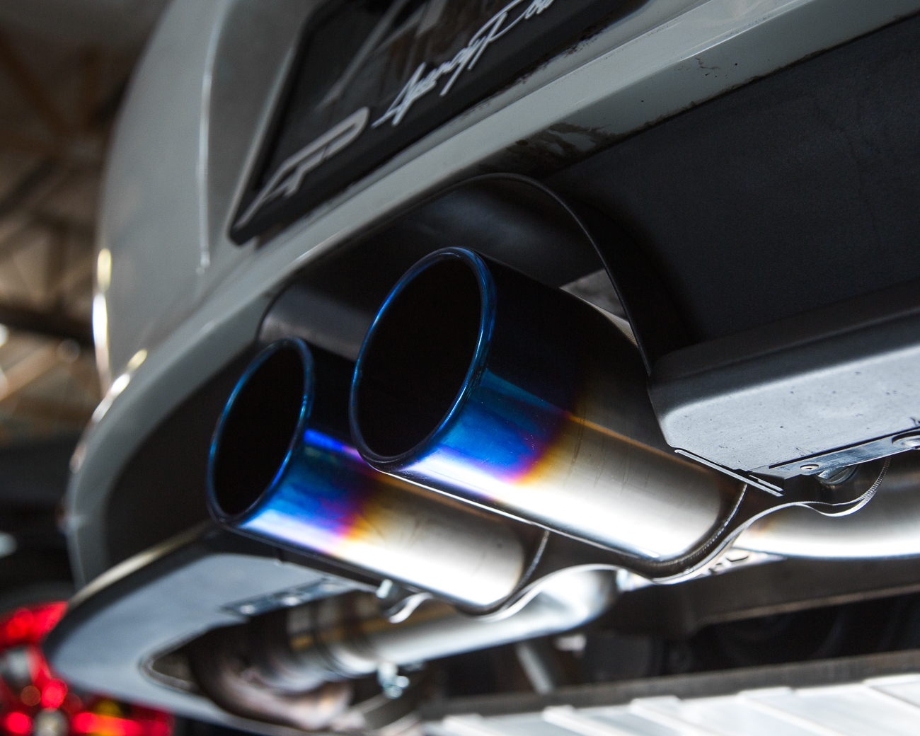 AGENCY POWER TITANIUM EXHAUST BURNT TIPS PORSCHE 991 GT3 GT3RS 14-16 - 4