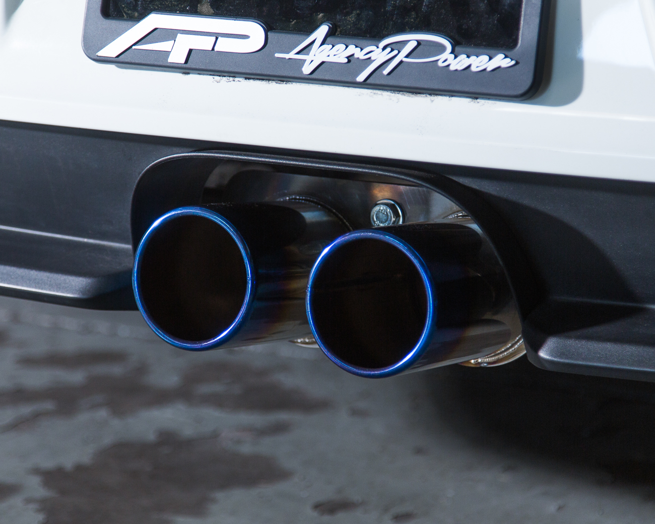 AGENCY POWER TITANIUM EXHAUST BURNT TIPS PORSCHE 991 GT3 GT3RS 14-16 - 3