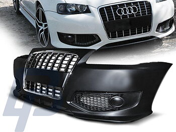 AUDI A3 96-03 S-LINE STYLE CHROME FRONT BUMPER