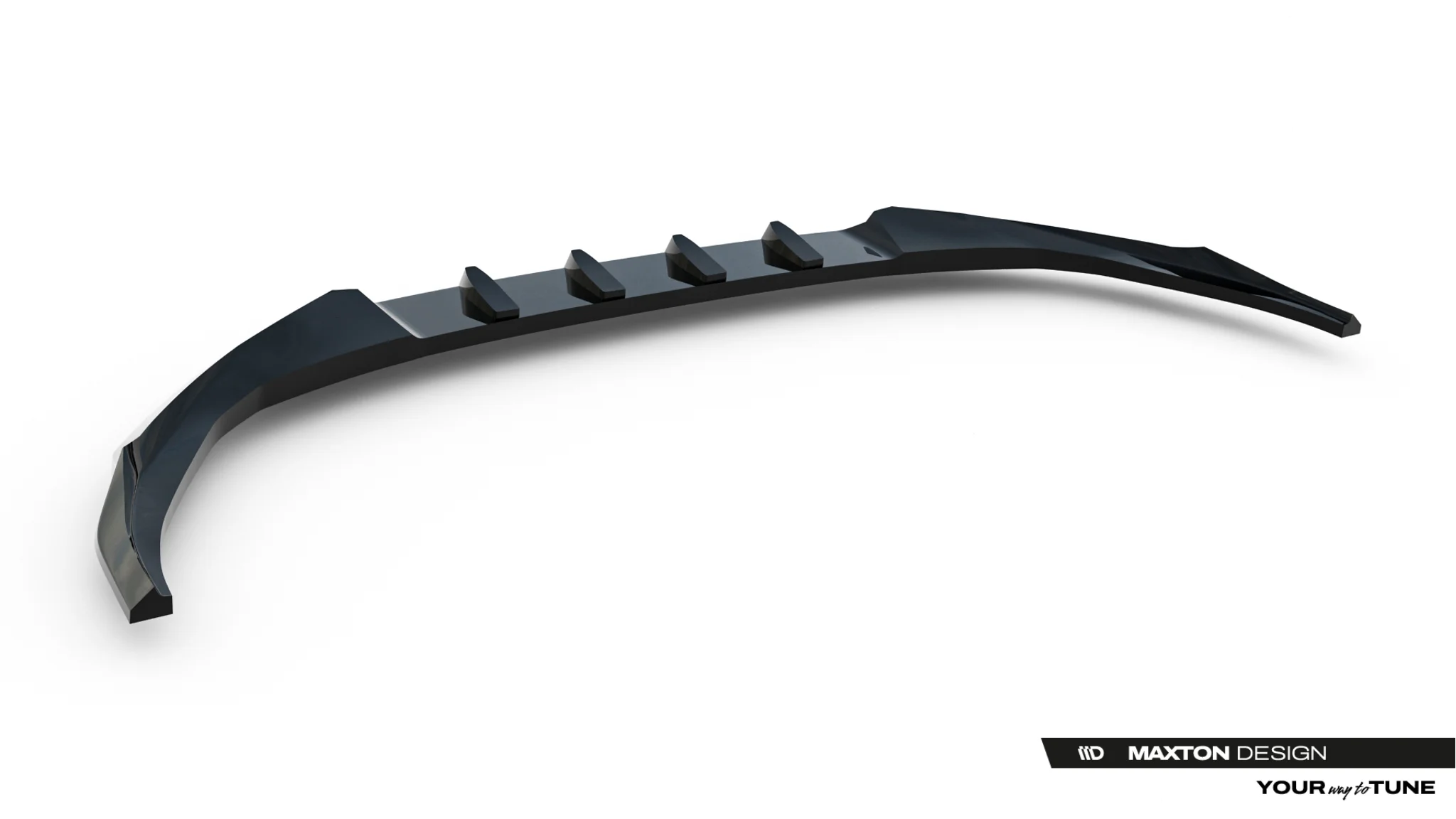 FRONT SPLITTER V.1 SUITABLE FOR AUDI A3 SEDAN 8Y FACELIFT – MAXTON DESIGN - 4