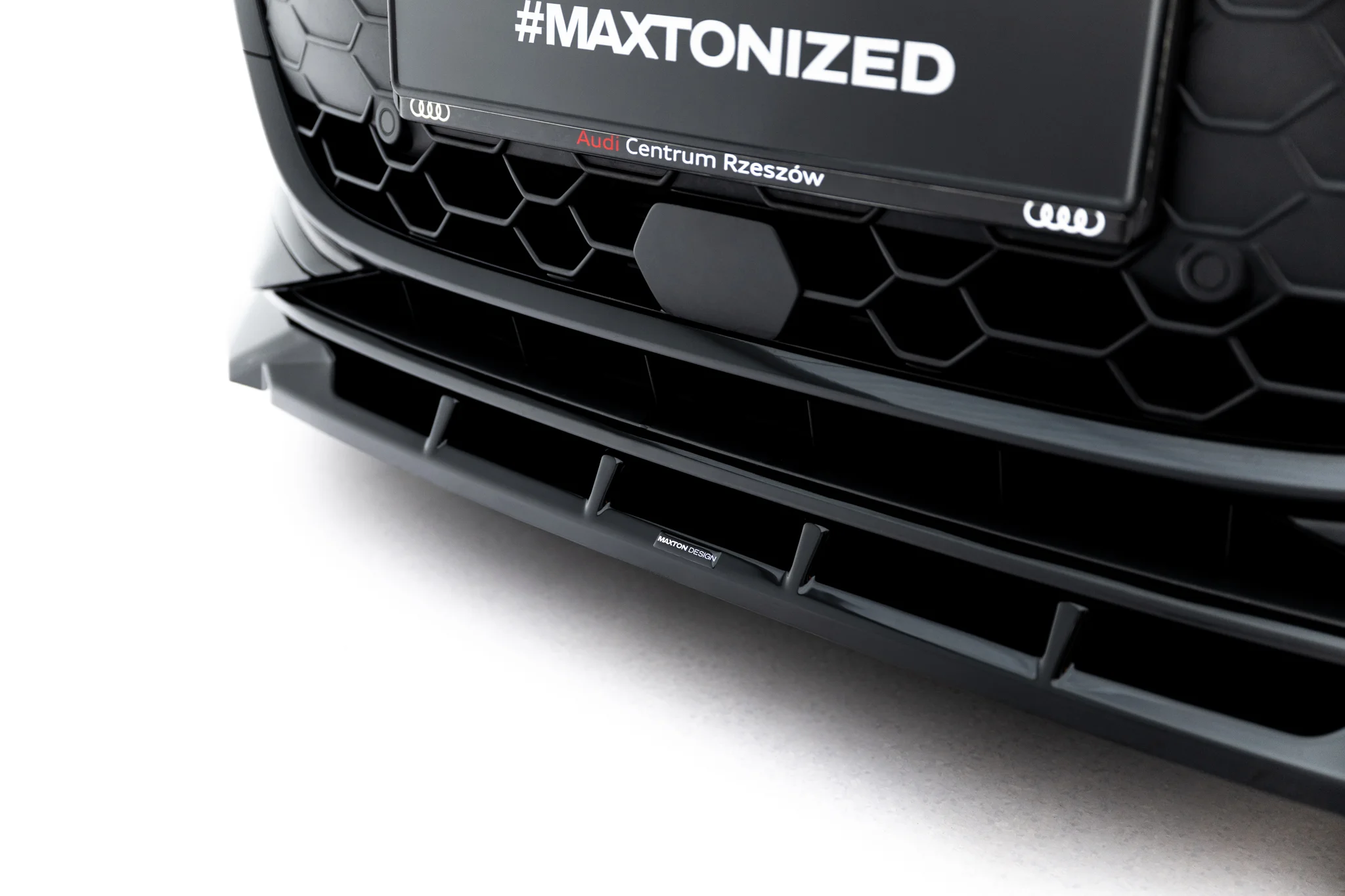 FRONT SPLITTER V.1 SUITABLE FOR AUDI A3 SEDAN 8Y FACELIFT – MAXTON DESIGN - 6