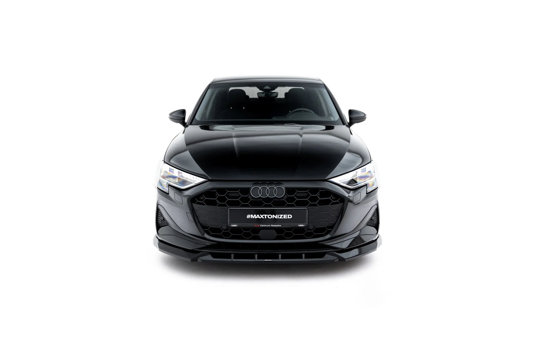 FRONT SPLITTER V.1 SUITABLE FOR AUDI A3 SEDAN 8Y FACELIFT – MAXTON DESIGN - 5