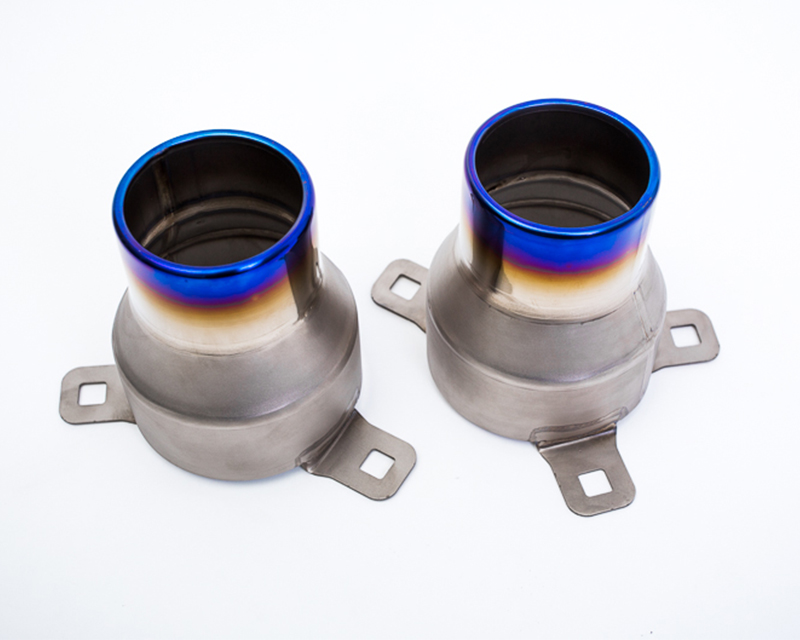 AGENCY POWER TITANIUM BLUED EXHAUST TIPS FERRARI F430 SCUDERIA 08-09 - 2