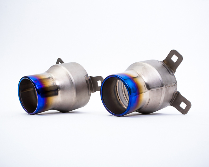 AGENCY POWER TITANIUM BLUED EXHAUST TIPS FERRARI F430 SCUDERIA 08-09 - 4