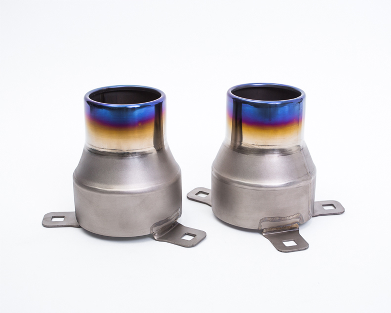 AGENCY POWER TITANIUM BLUED EXHAUST TIPS FERRARI F430 SCUDERIA 08-09 - 3