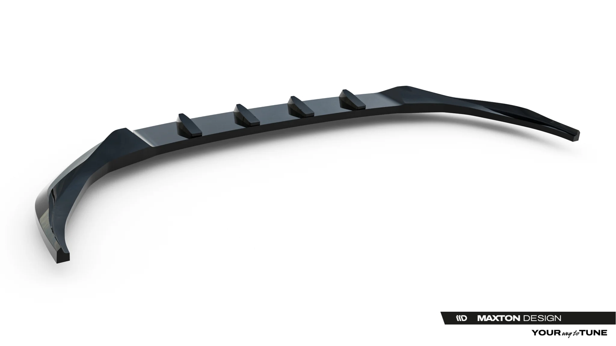 FRONT SPLITTER V.2 SUITABLE FOR AUDI A3 SEDAN 8Y FACELIFT – MAXTON DESIGN - 3
