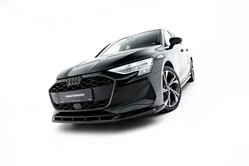 FRONT SPLITTER V.2 SUITABLE FOR AUDI A3 SEDAN 8Y FACELIFT – MAXTON DESIGN