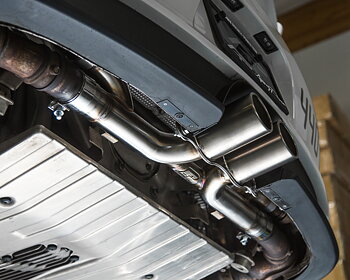 AGENCY POWER TITANIUM EXHAUST BRUSHED TIPS PORSCHE 991 GT3 GT3RS 14-16