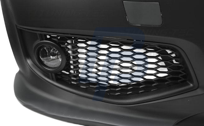 AUDI A3 06.05-04.08 RS STYLE  BLACK FRONT BUMPER - 3
