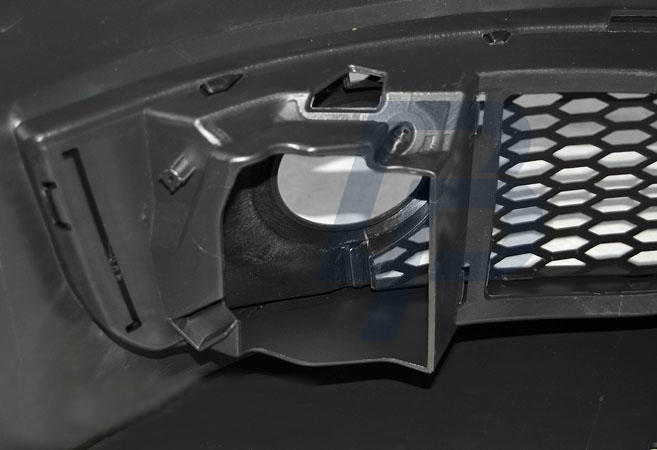 AUDI A3 06.05-04.08 RS STYLE  BLACK FRONT BUMPER - 7