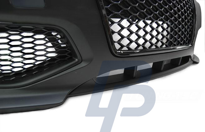 AUDI A3 06.05-04.08 RS STYLE  BLACK FRONT BUMPER - 4