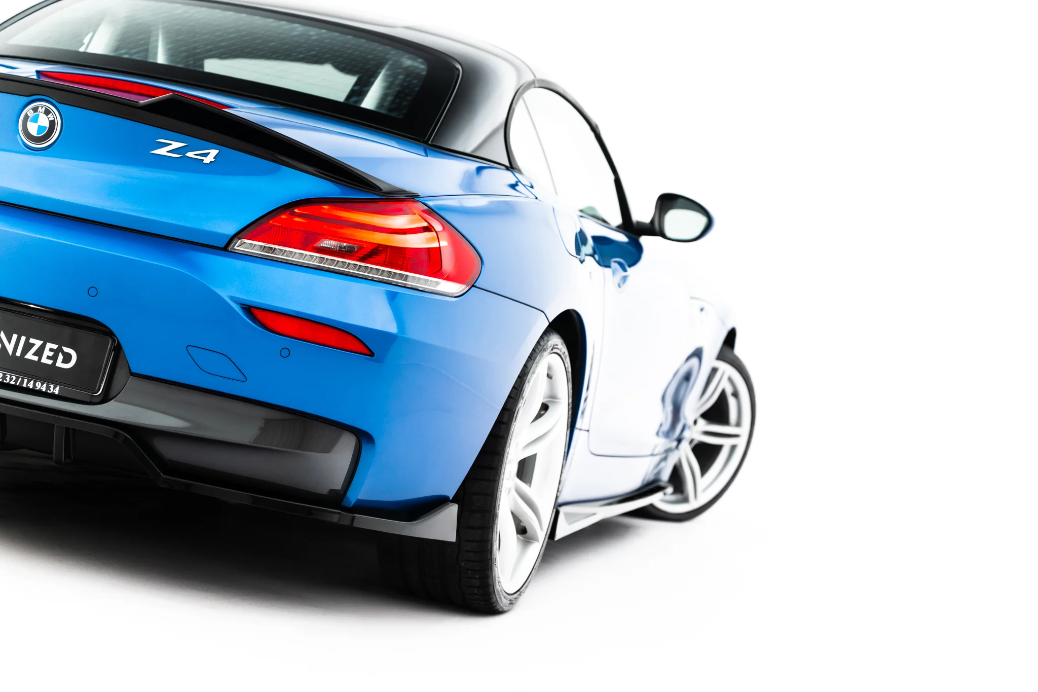 REAR SPLITTER (WITH VERTICAL BARS) V.2 SUITABLE FOR BMW Z4 M-PACK E89 FACELIFT – MAXTON DESIGN - 5