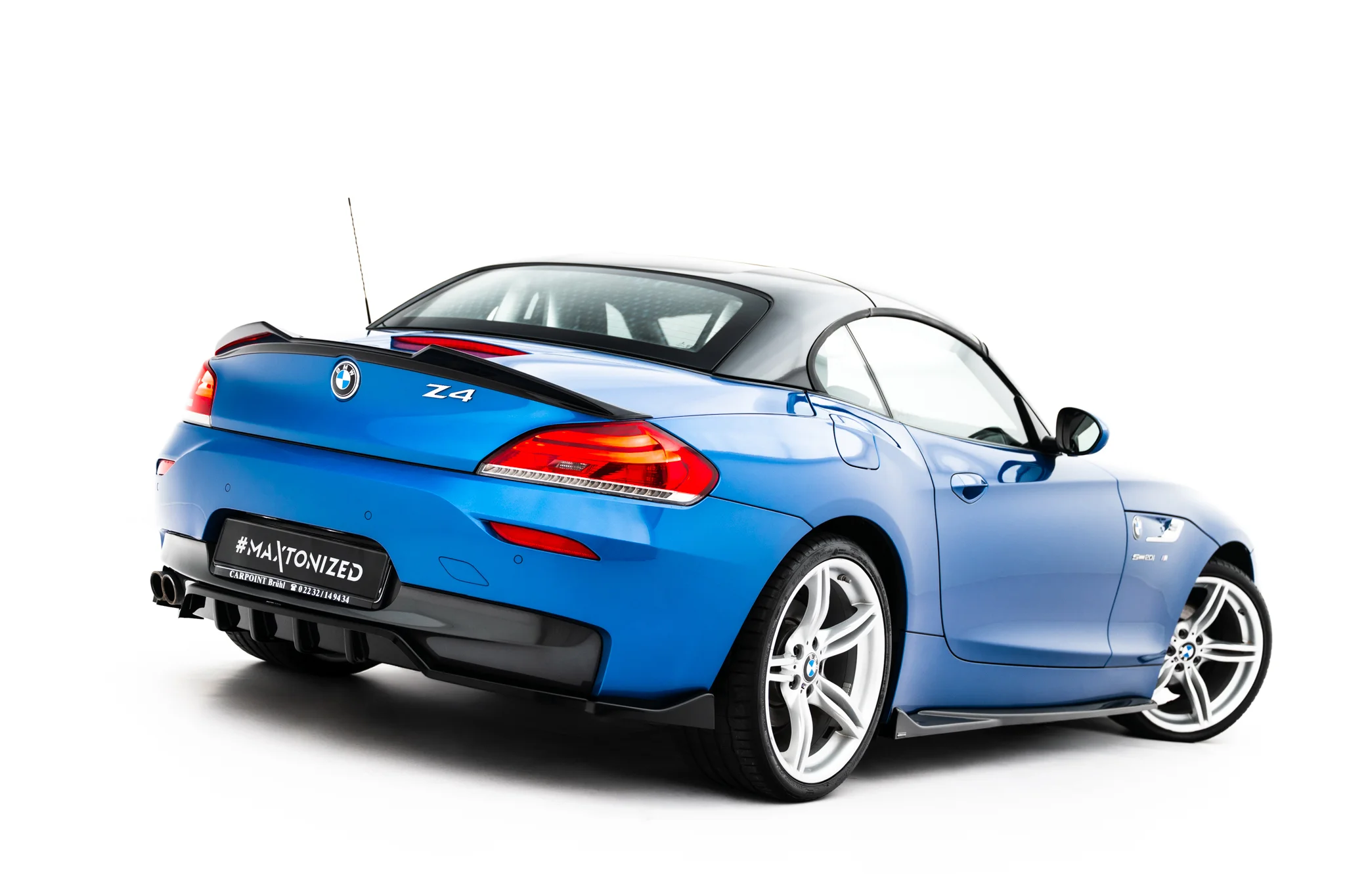 REAR SPLITTER (WITH VERTICAL BARS) V.2 SUITABLE FOR BMW Z4 M-PACK E89 FACELIFT – MAXTON DESIGN - 3