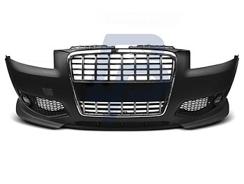 AUDI A3 06.05-04.08 S8 STYLE CHROME FRONT BUMPER