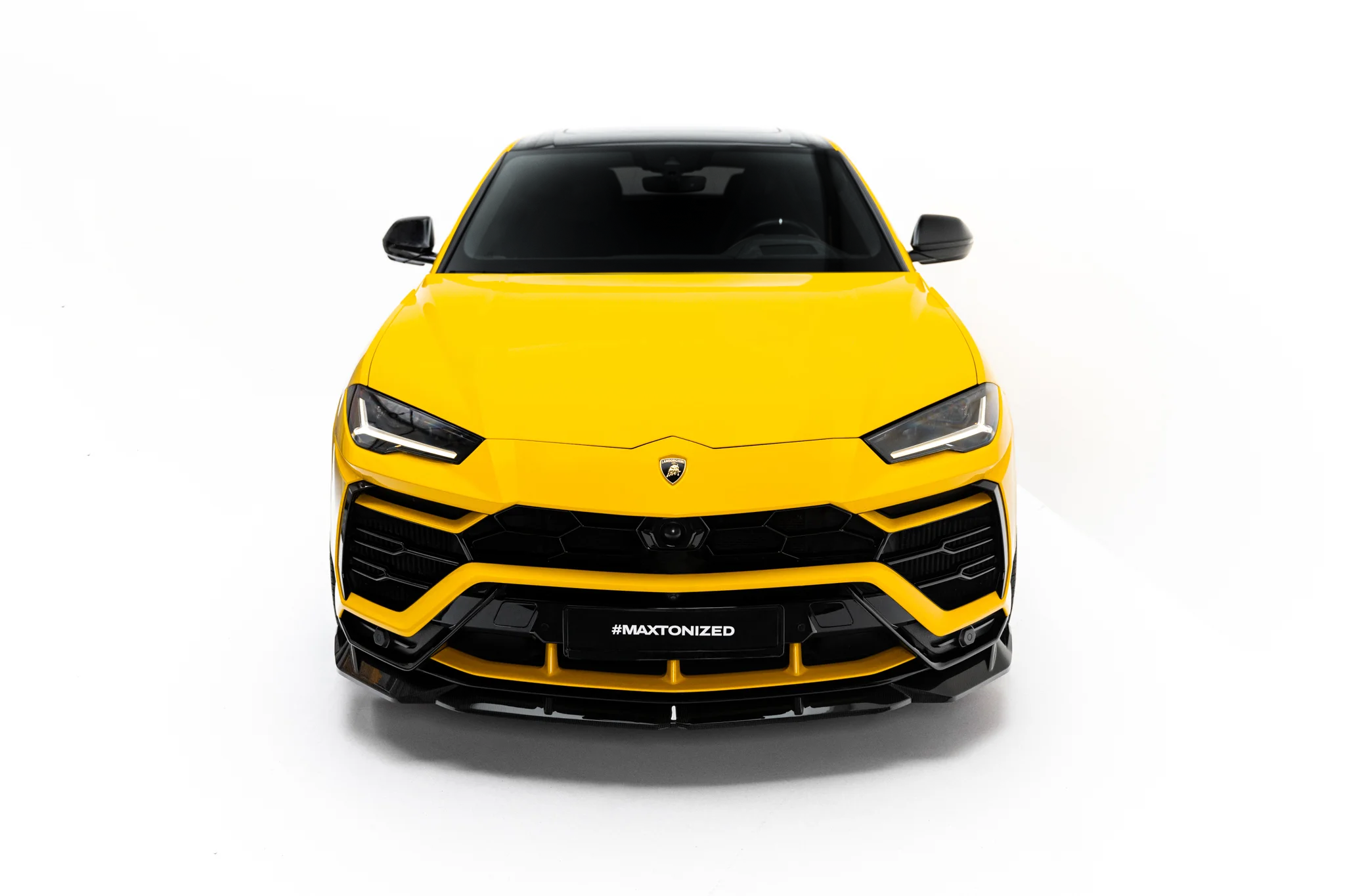 PREPREG CARBON FIBER FRONT SPLITTER SUITABLE FOR LAMBORGHINI URUS MK 1 – MAXTON DESIGN - 6