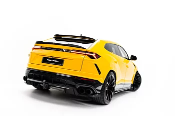 PREPREG CARBON FIBER REAR SPLITTER (WITH VERTICAL BARS) SUITABLE FOR LAMBORGHINI URUS MK 1 – MAXTON DESIGN