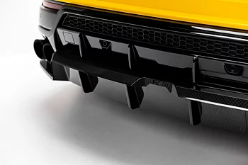 PREPREG CARBON FIBER REAR SPLITTER (WITH VERTICAL BARS) SUITABLE FOR LAMBORGHINI URUS MK 1 – MAXTON DESIGN