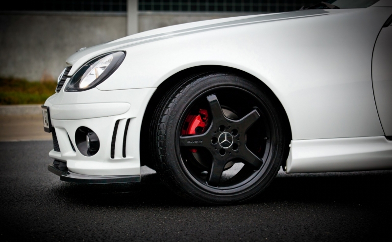 FRONT SPLITTER MERCEDES SLK R170 FOR AMG 204 BUMPER