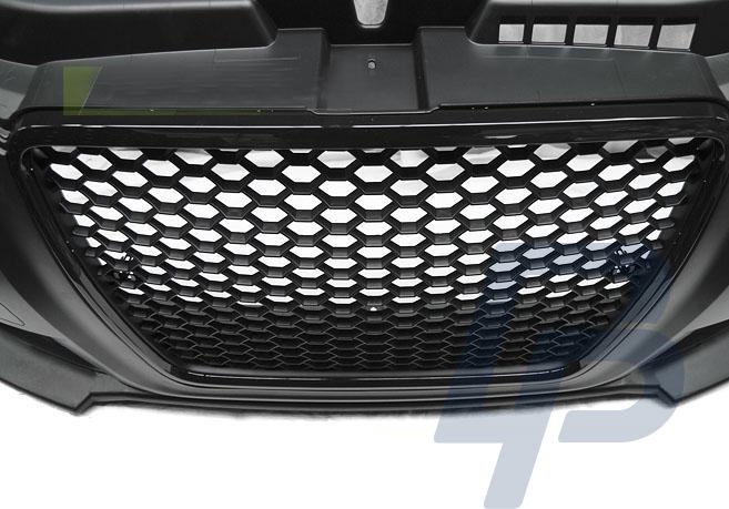 AUDI A3 08-12 RS STYLE BLACK FRONT BUMPER - 6