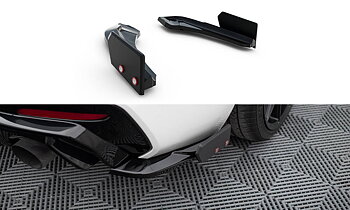 Rear Side Splitters V.5 + Flaps BMW 1 M-Pack / M140i F20 Facelift