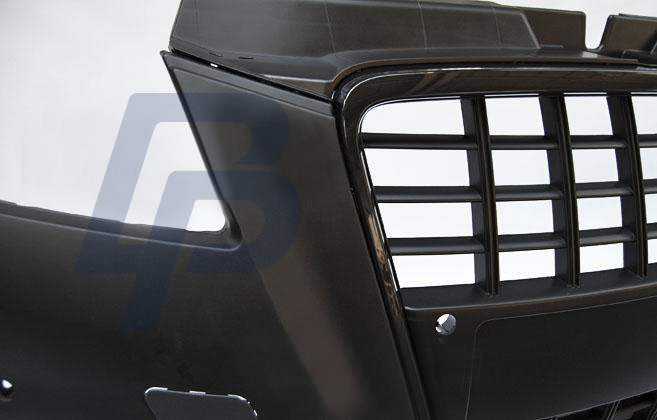 AUDI A3 08-12 S8 STYLE BLACK PDC FRONT BUMPER - 2