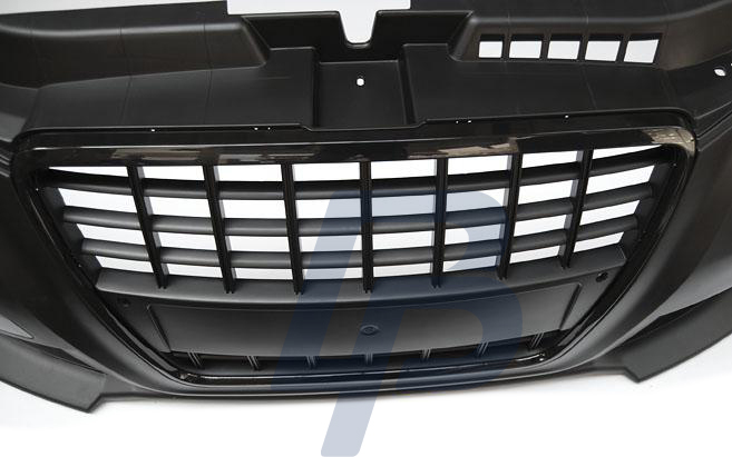 AUDI A3 08-12 S8 STYLE BLACK PDC FRONT BUMPER - 5