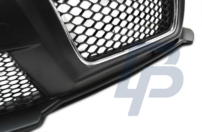 AUDI A3 08-12 RS STYLE CHROME BLACK PDC FRONT BUMPER - 5