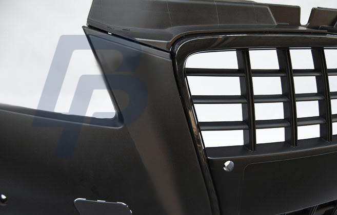 AUDI A3 08-12 S8 STYLE BLACK FRONT BUMPER - 2