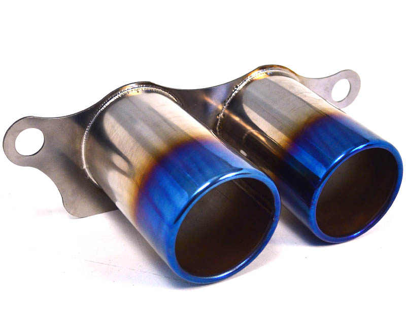 AGENCY POWER TITANIUM EXHAUST BURNT TIPS PORSCHE 997 GT3 GT3RS 07-12