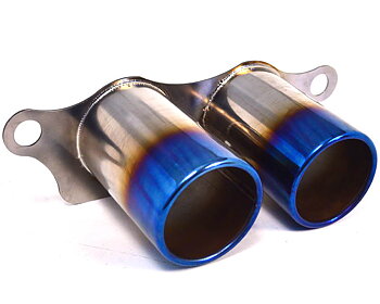 AGENCY POWER TITANIUM EXHAUST BURNT TIPS PORSCHE 997 GT3 GT3RS 07-12