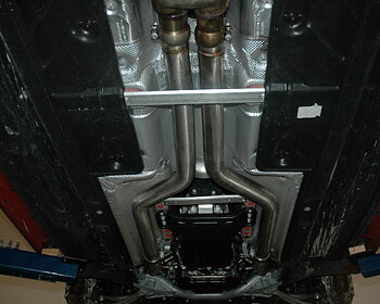AGENCY POWER HEADER AND SECTION 1 MID PIPES MERCEDES-BENZ C63 AMG 08-11