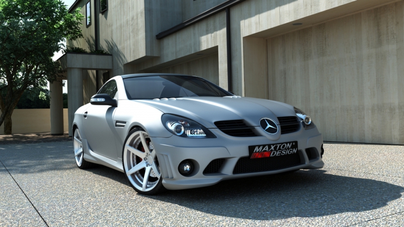 FRONT BUMPER MERCEDES SLK R171 AMG 204 LOOK