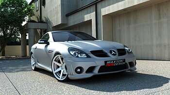 FRONT BUMPER MERCEDES SLK R171 AMG 204 LOOK
