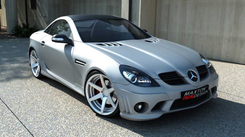 FRONT BUMPER MERCEDES SLK R171 AMG 204 LOOK - 2