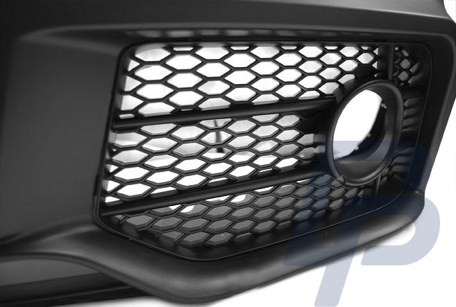 AUDI A4 04-08 S-LINE BLACK FRONT BUMPER - 3